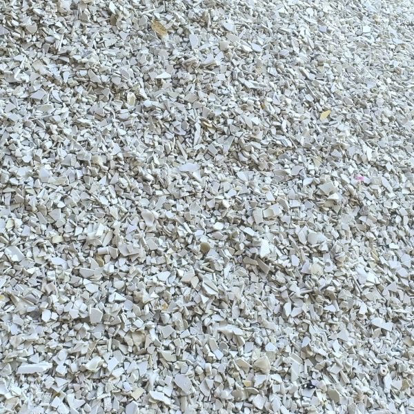 HDPE Injection Molding Plastics Regrinds white color