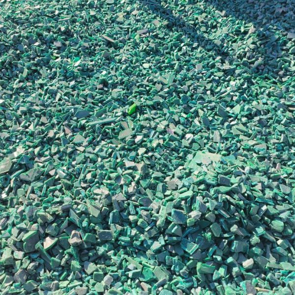 HDPE Injection Molding Plastics Regrinds green color